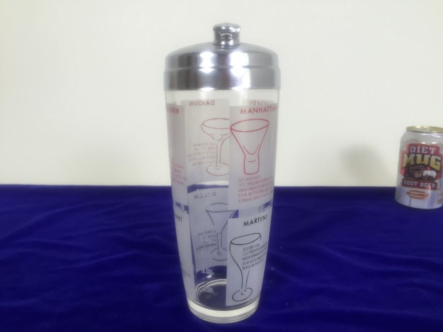 Crystal And Glass Barware Lot With Drink Shaker [Photo 12]