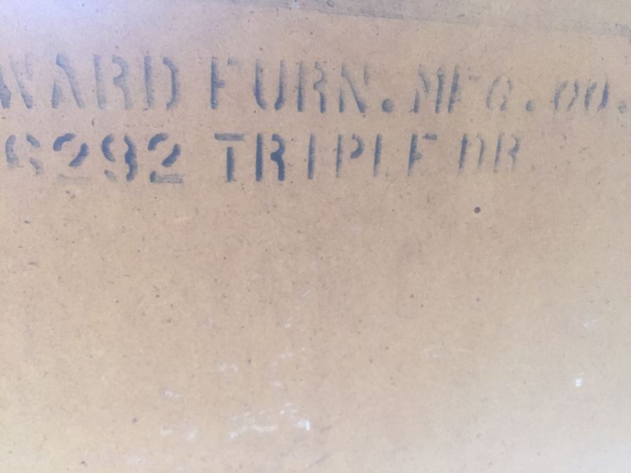 Mid-Century Modern Ward Furniture Mfg Co Dresser Chest Of Drawers Plus Matching Mirror Not Photographed [Photo 12]