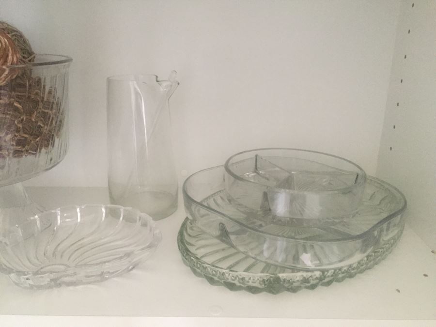 Kitchen Lot Featuring Glass, Utensils And Knife Sets [Photo 23]