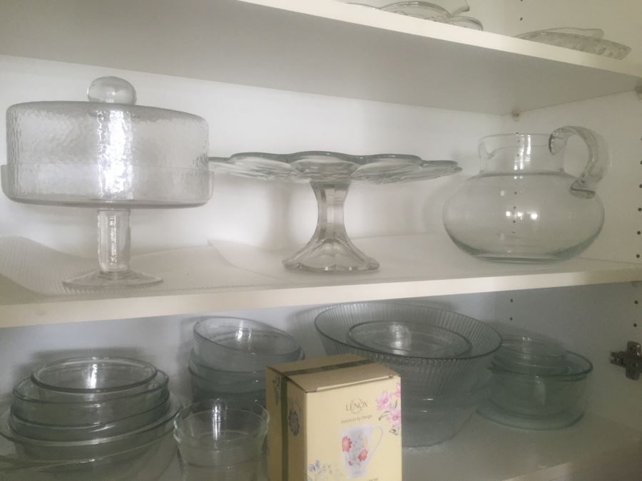 Kitchen Lot Featuring Glass, Utensils And Knife Sets [Photo 32]