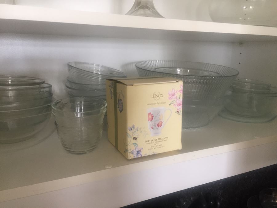 Kitchen Lot Featuring Glass, Utensils And Knife Sets [Photo 34]