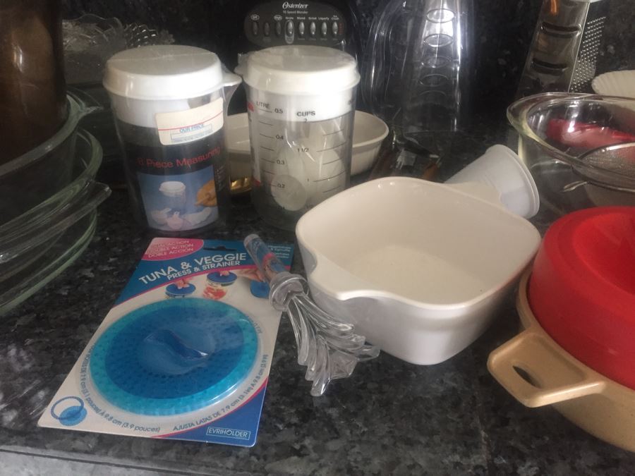 Kitchen Lot Featuring Glass, Utensils And Knife Sets [Photo 17]
