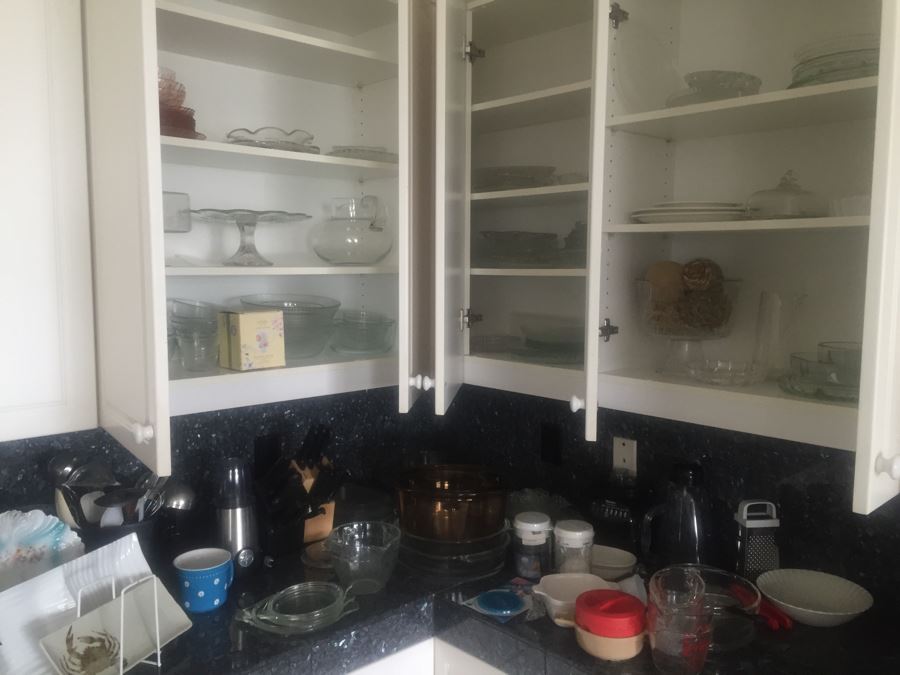Kitchen Lot Featuring Glass, Utensils And Knife Sets [Photo 1]