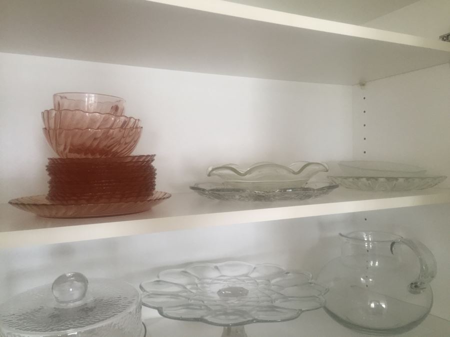 Kitchen Lot Featuring Glass, Utensils And Knife Sets [Photo 30]