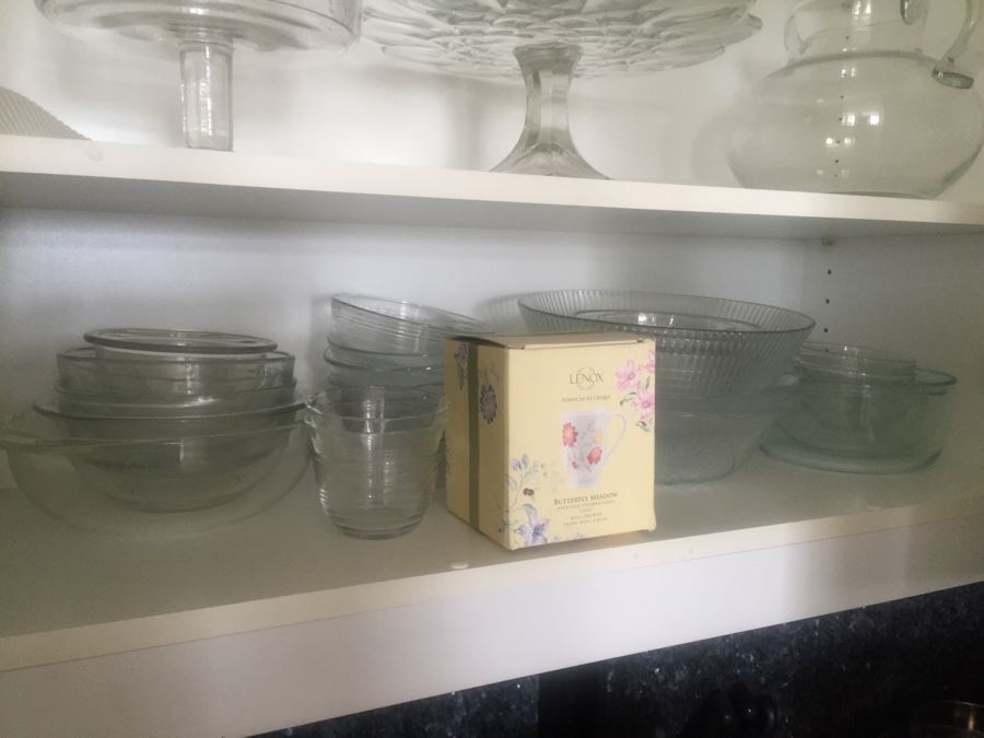 Kitchen Lot Featuring Glass, Utensils And Knife Sets [Photo 33]