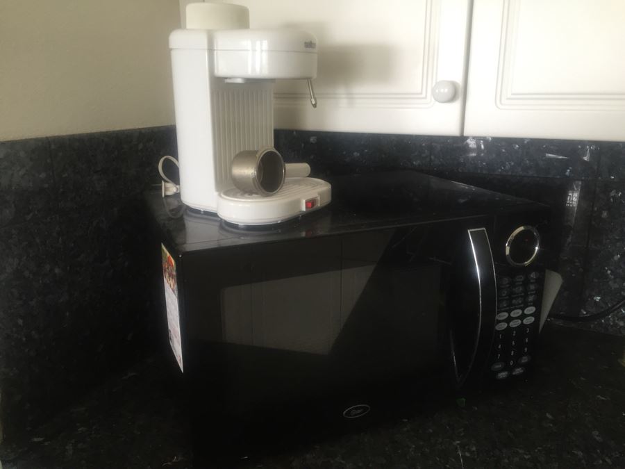 Oster Microwave Oven And Salton Espressor Maker Machine [Photo 1]