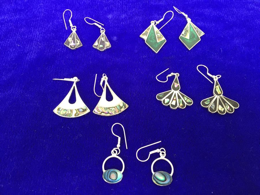 5 Pairs Of Alpaca Mexico Earrings [Photo 1]