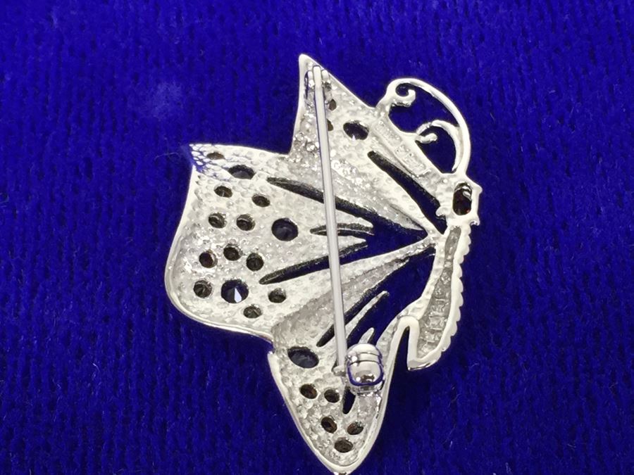 Sterling Silver Butterfly Brooch [Photo 8]