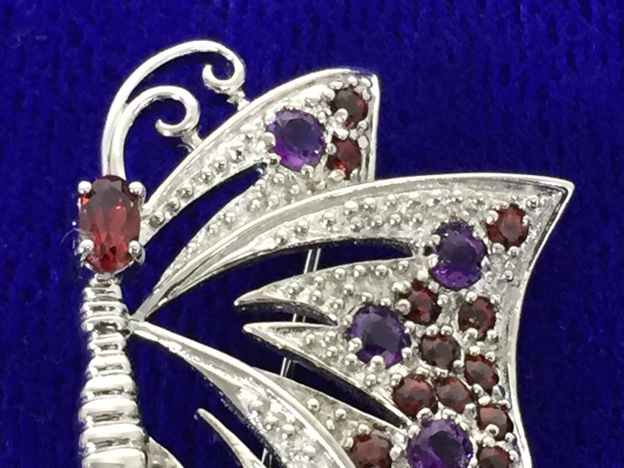 Sterling Silver Butterfly Brooch [Photo 6]