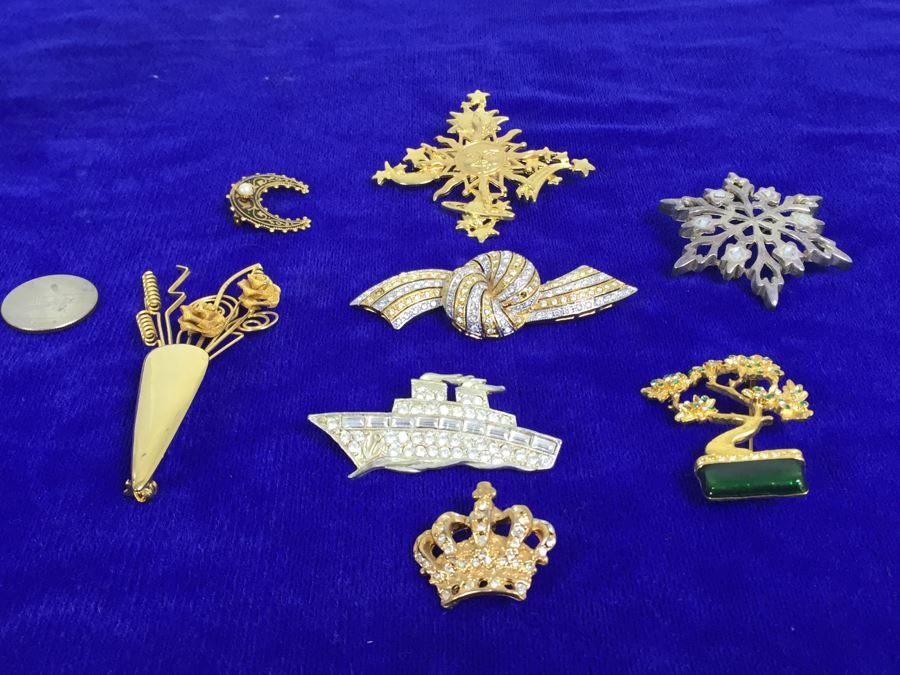 Collection Of Various Vintage Brooches [Photo 10]