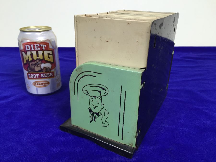 Vintage Chef-An-Ette Metal Recipe Card Holder [Photo 6]