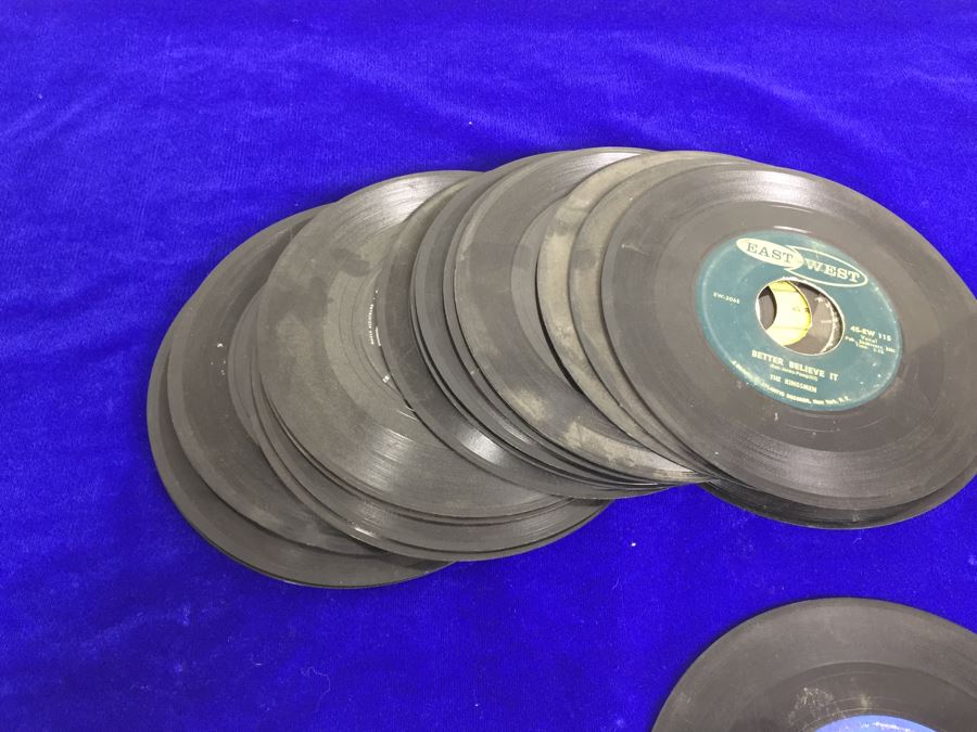 Various 45 Rpm Vinyl Records