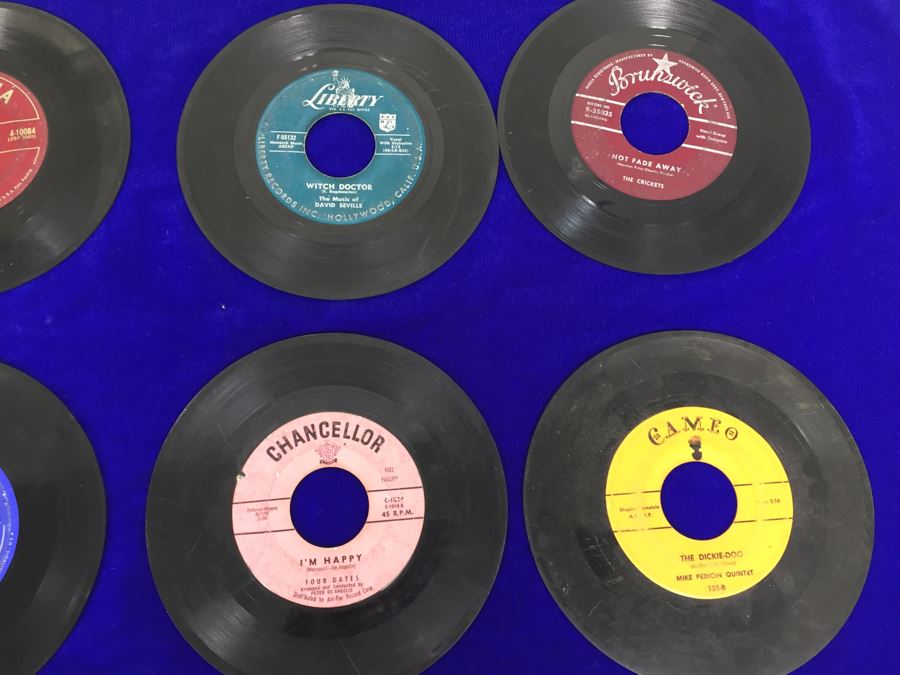 Various 45 Rpm Vinyl Records