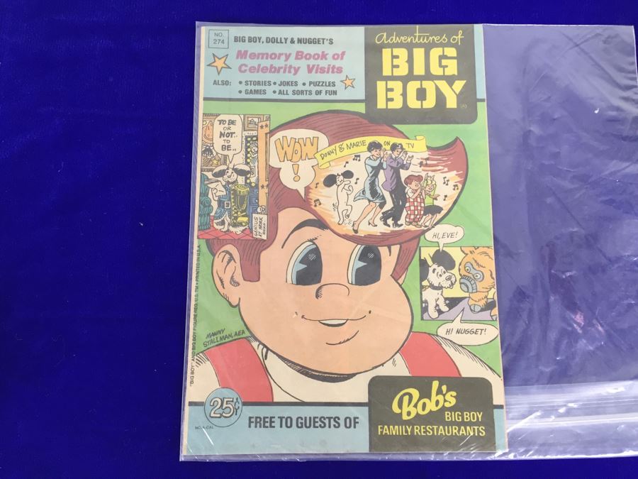 Adventures Of Big Boy Comic Book No. 274 Bob's Big Boy Family Restaurants 1980 [Photo 2]
