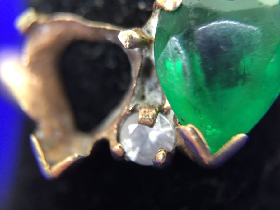 10K Gold Ring Missing One Stone [Photo 9]