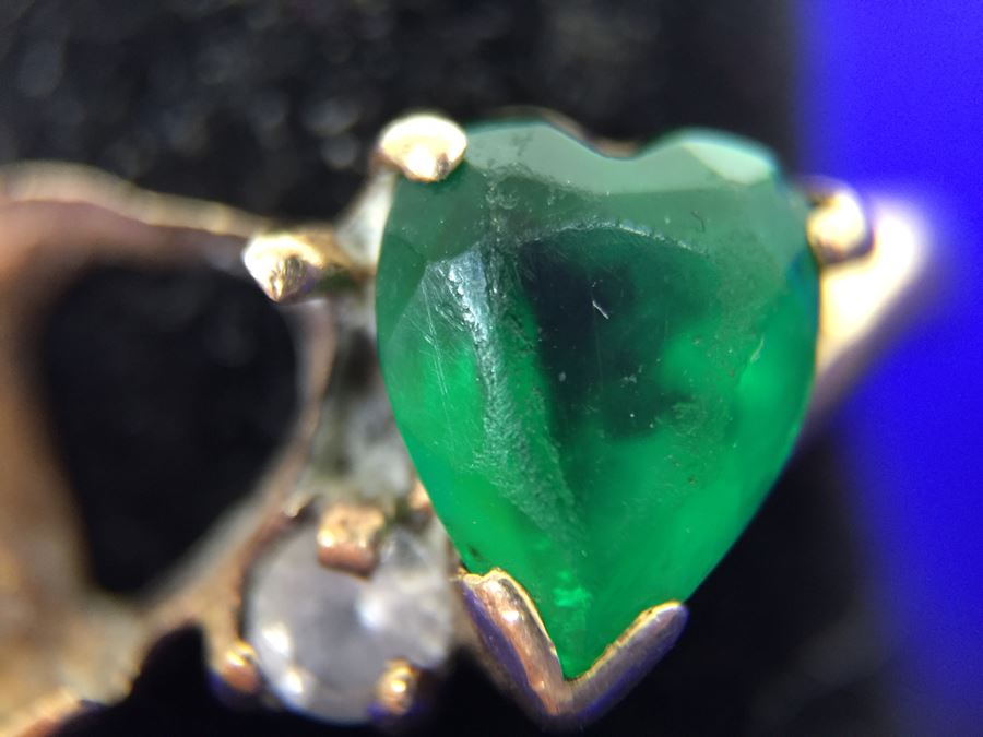 10K Gold Ring Missing One Stone [Photo 8]