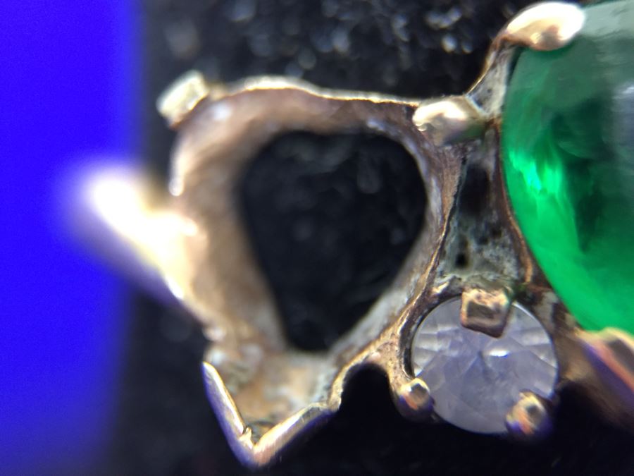 10K Gold Ring Missing One Stone [Photo 10]