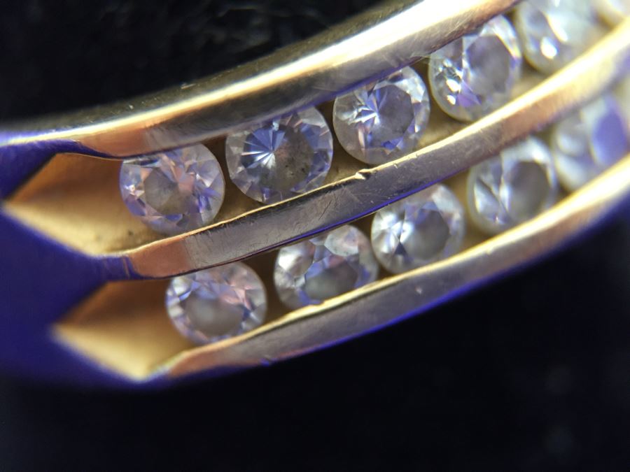 CORRECTED - 14K Gold Cubic Zirconia Ring 5g $115MV [Photo 8]