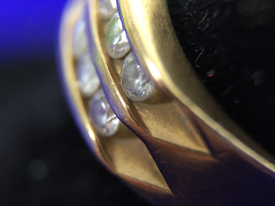 CORRECTED - 14K Gold Cubic Zirconia Ring 5g $115MV [Photo 13]