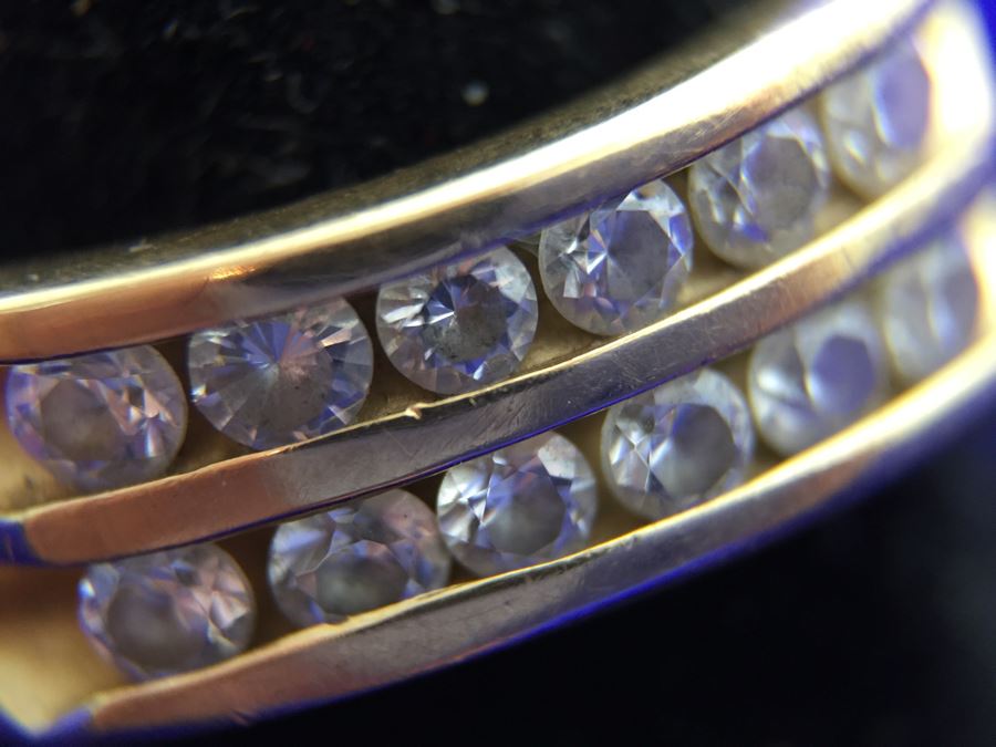 CORRECTED - 14K Gold Cubic Zirconia Ring 5g $115MV [Photo 9]