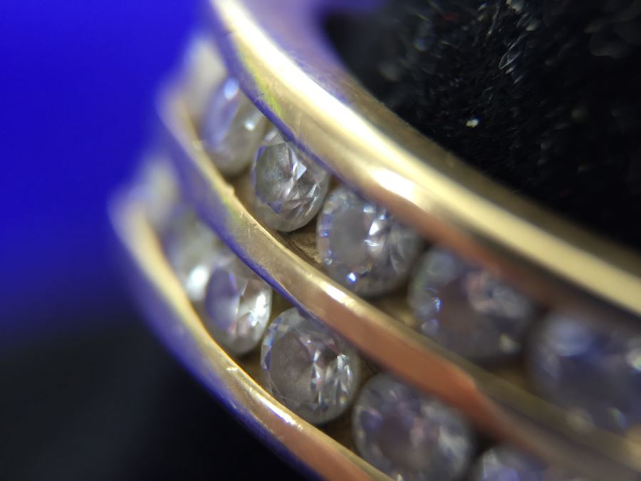 CORRECTED - 14K Gold Cubic Zirconia Ring 5g $115MV [Photo 10]