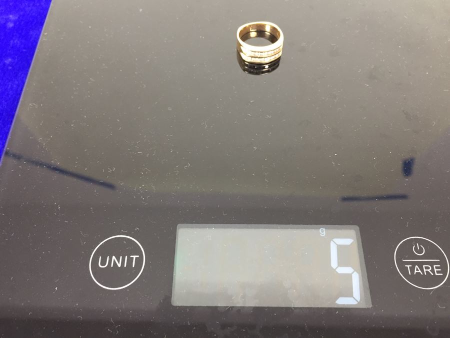 CORRECTED - 14K Gold Cubic Zirconia Ring 5g $115MV [Photo 12]