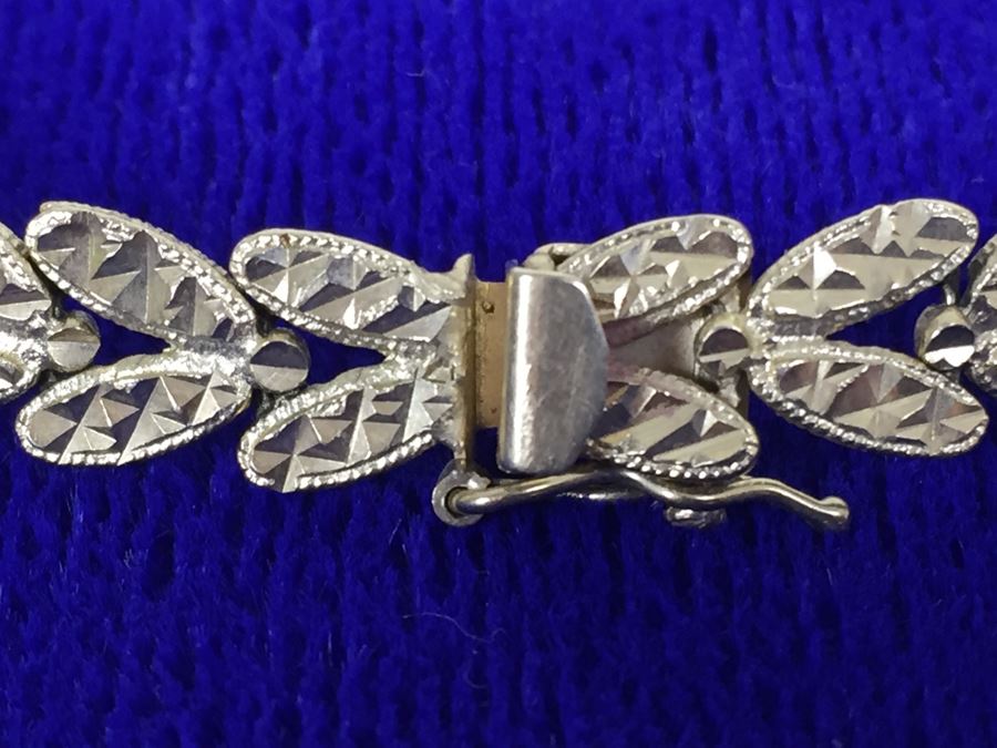 14K Women's Bracelet With Butterfly Motif 10g $230MV [Photo 4]
