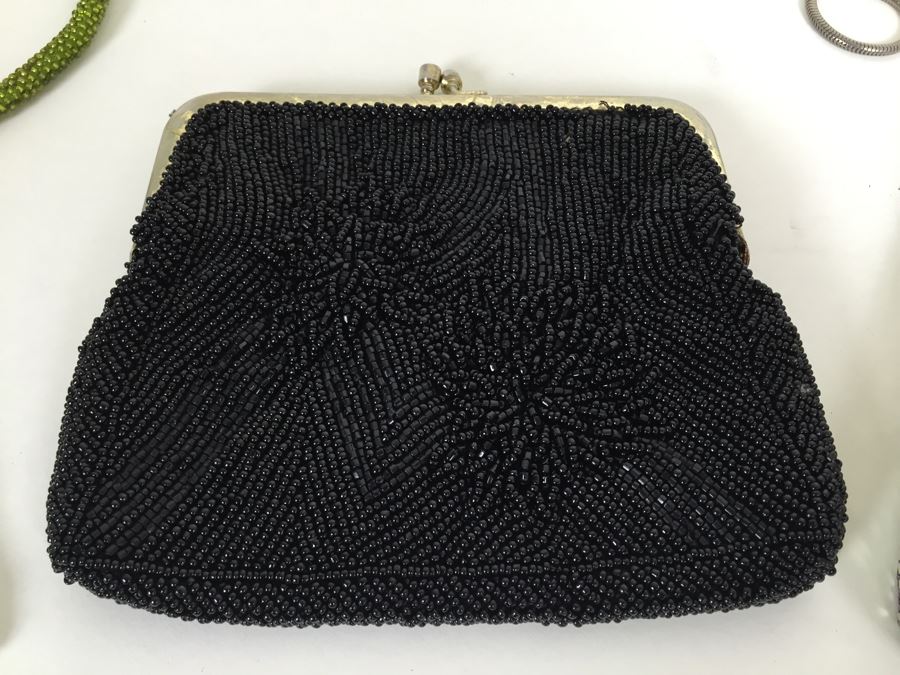 Collection Of Women's Handbags Beaded Purses Snake Skin Giani Bernini [Photo 6]