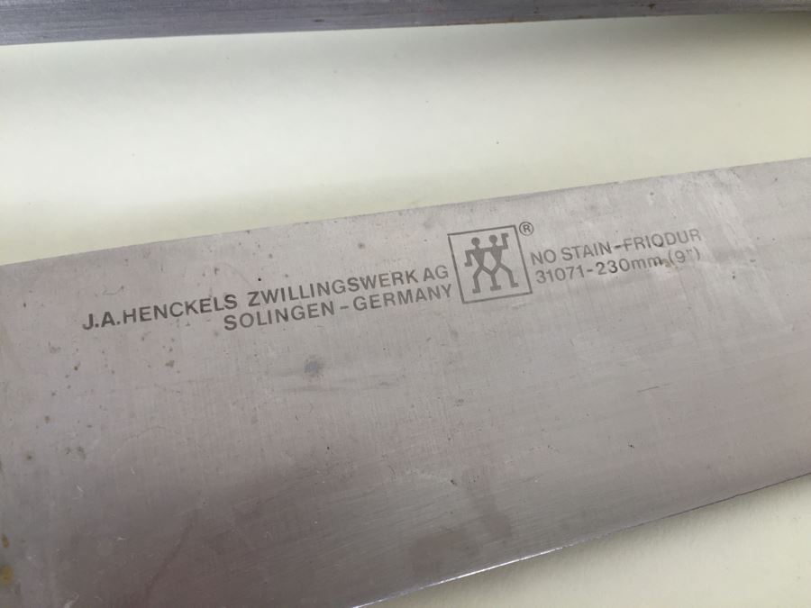 Gold Tone Flatware + Zwilling J.A. Henckels Solingen Germany Knives [Photo 3]