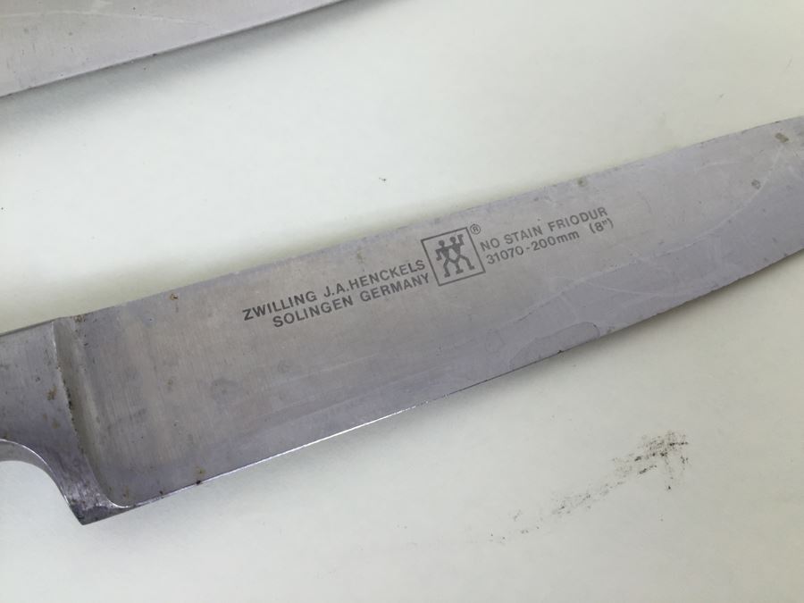 Gold Tone Flatware + Zwilling J.A. Henckels Solingen Germany Knives [Photo 7]