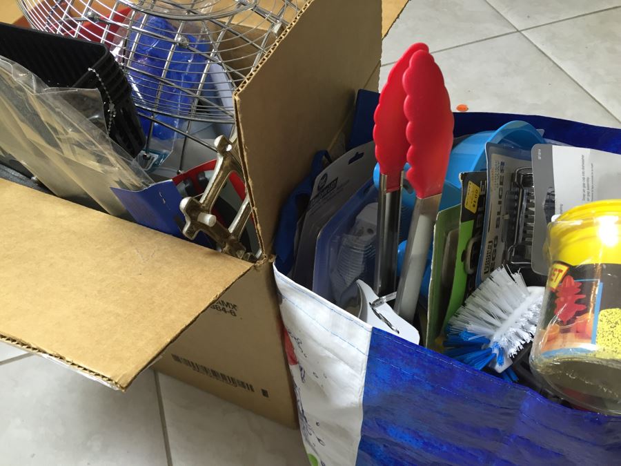Box And Bag Mystery Lot Filled With Mostly New Items [Photo 9]