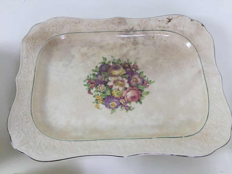 Antique China Set By The Edwin M. Knowles Cameo Pattern [Photo 15]