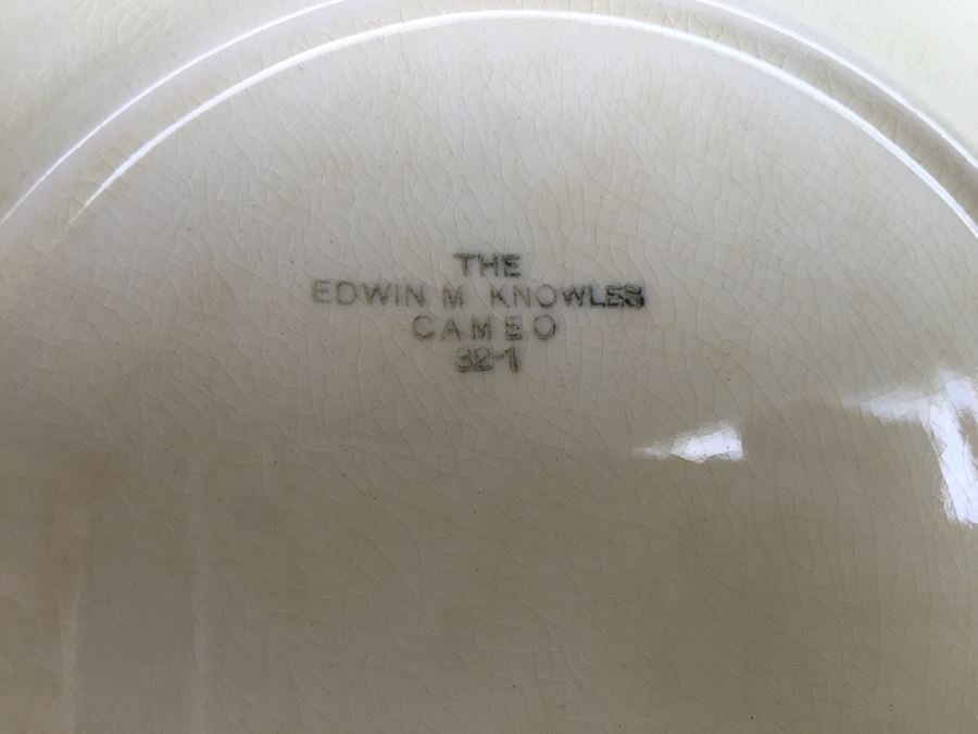 Antique China Set By The Edwin M. Knowles Cameo Pattern [Photo 7]