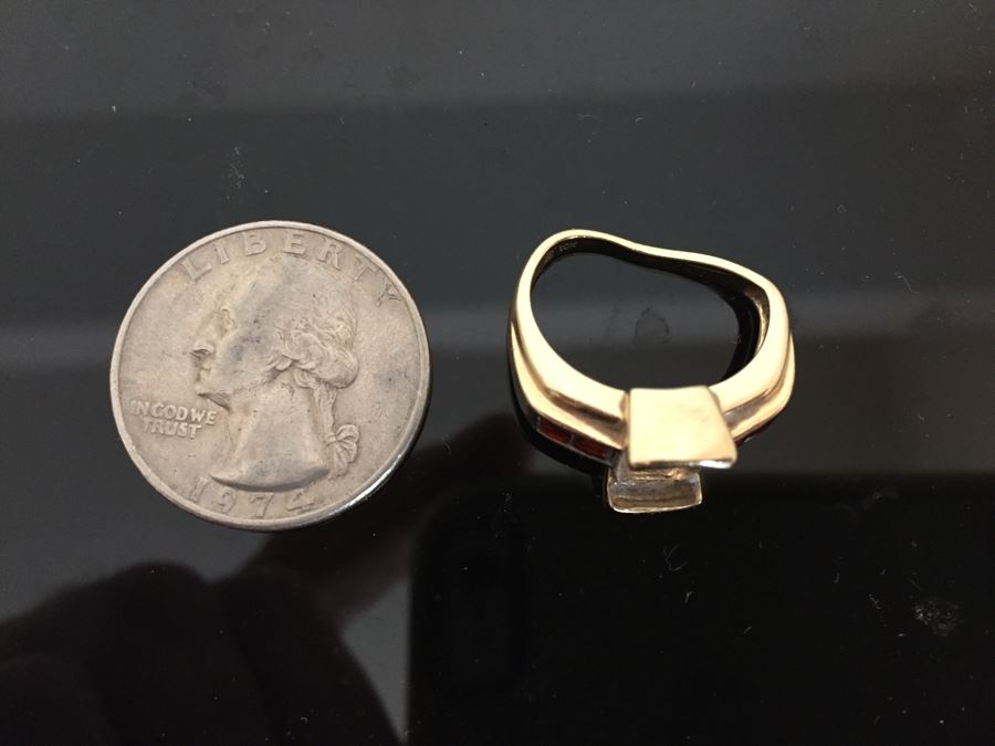 JUST ADDED - 10k Gold Ring Missing Center Stone 3g $49MV