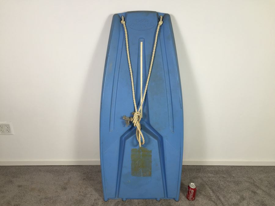 Vintage Captain Zip Sled Water Surfing By Union Carbide