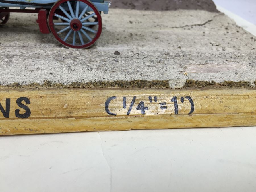 Large Scale Model Of Horses With Wagons Depicting 1883-1888 Furnace Creek - Mojava, Calif. Trek Of 162 Miles 10 Days - 136 Deg F - 150 Deg F  Wagons [Photo 8]