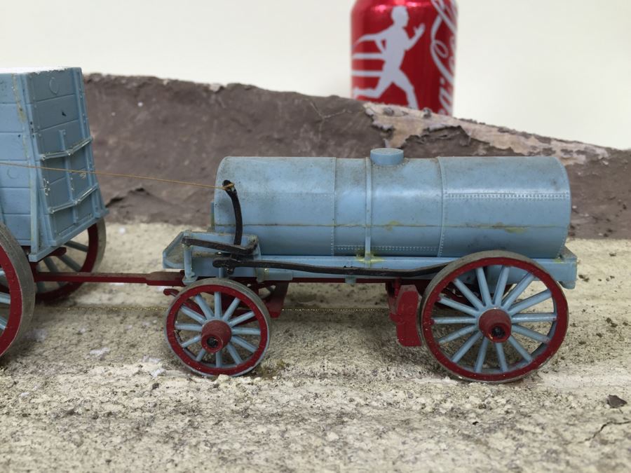 Large Scale Model Of Horses With Wagons Depicting 1883-1888 Furnace Creek - Mojava, Calif. Trek Of 162 Miles 10 Days - 136 Deg F - 150 Deg F  Wagons [Photo 13]