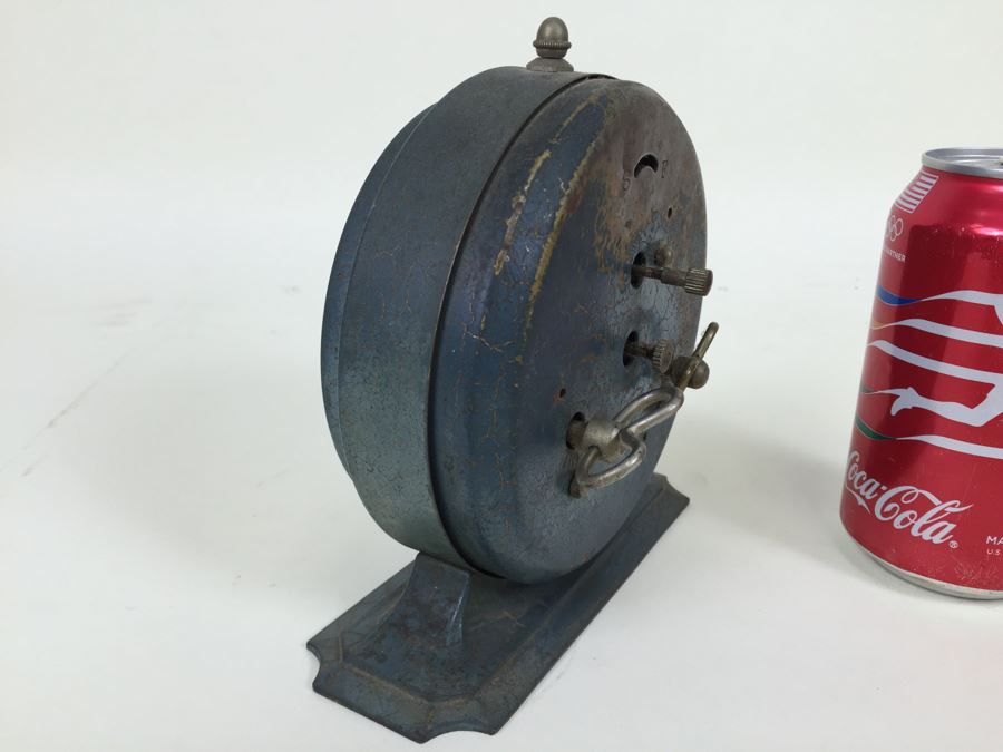 Vintage Victorian Metal Eight Day E. Ingraham Co Bristol, Conn Clock [Photo 10]