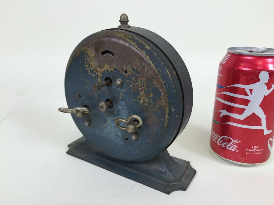 Vintage Victorian Metal Eight Day E. Ingraham Co Bristol, Conn Clock [Photo 7]