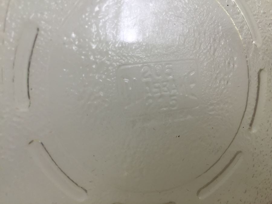 Vintage Green Glass Trivet And Clear Glass Bowl [Photo 7]