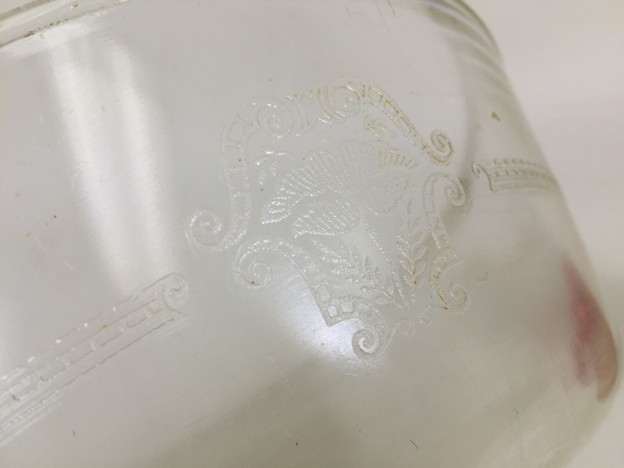 Vintage Green Glass Trivet And Clear Glass Bowl [Photo 6]