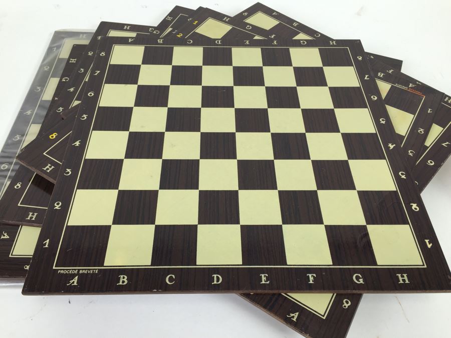 Collection Of Chess Checkerboards Boards Made In France [Photo 2]