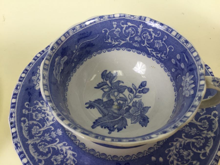 Vintage Cup And Saucer Lot Spode's Shelley Fine Bone China [Photo 5]