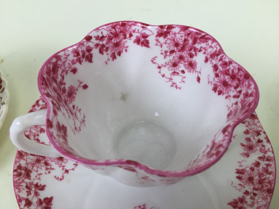 Vintage Cup And Saucer Lot Spode's Shelley Fine Bone China [Photo 8]