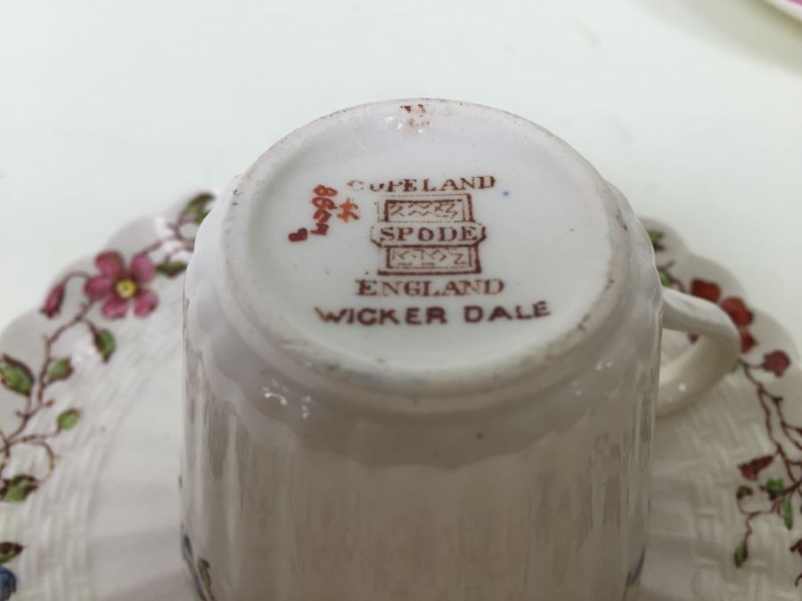 Vintage Cup And Saucer Lot Spode's Shelley Fine Bone China [Photo 11]
