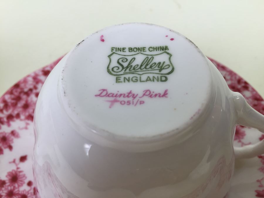 Vintage Cup And Saucer Lot Spode's Shelley Fine Bone China [Photo 9]