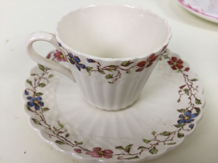 Vintage Cup And Saucer Lot Spode's Shelley Fine Bone China [Photo 10]