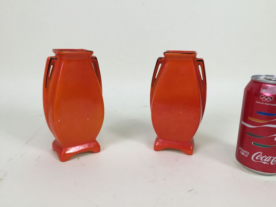 Pair Of Czechoslovakia Vases [Photo 1]