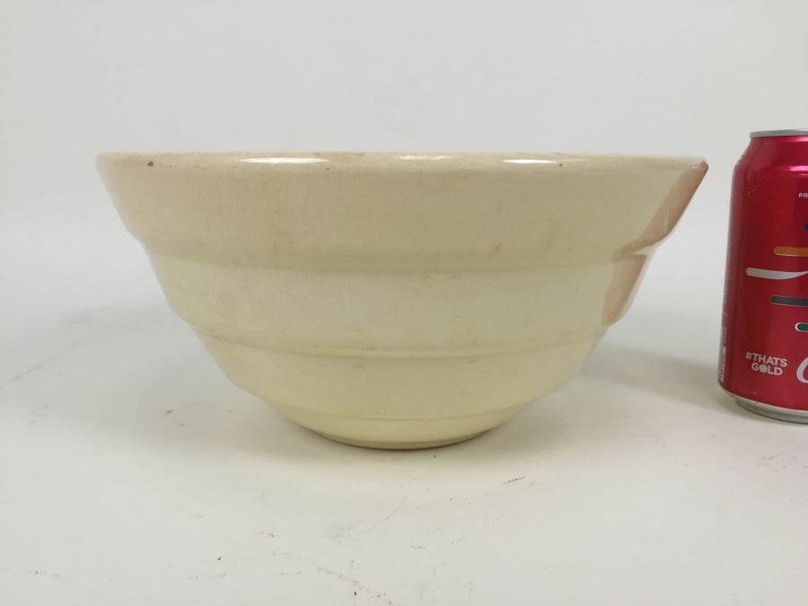 White USA Pottery Bowl
