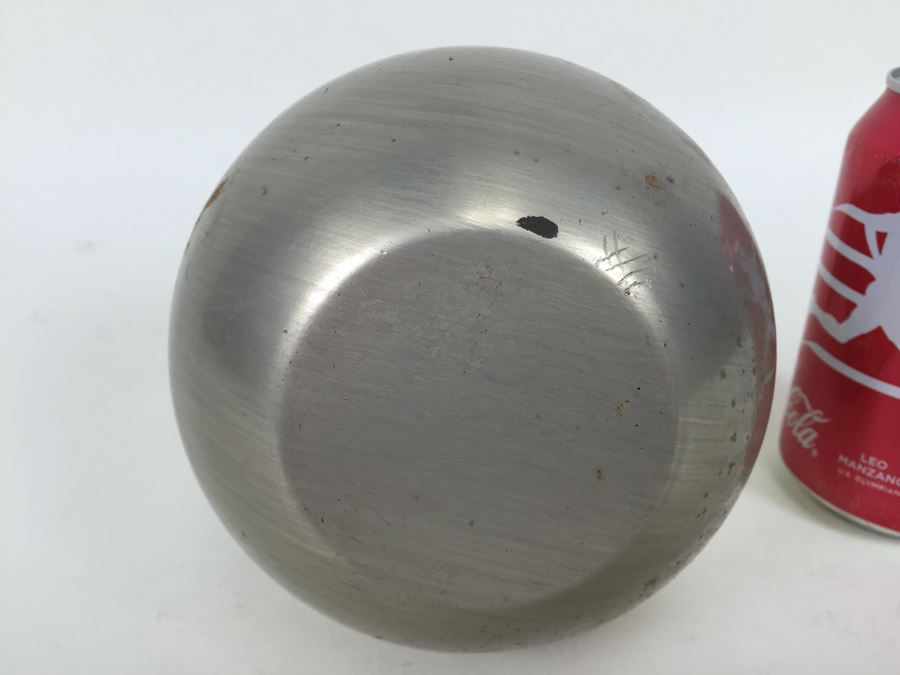 Vintage Metal Vase Labeled Saipan Charan Kanoa 1944 [Photo 8]